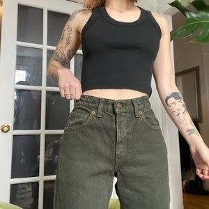 Vintage Green Levi’s 550s